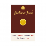 Existencia Jewels 1 gram Rose Gold in 24 Karat 999 purity / fineness