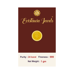 Existencia Jewels 1 gram Rose Gold in 24 Karat 999 purity / fineness