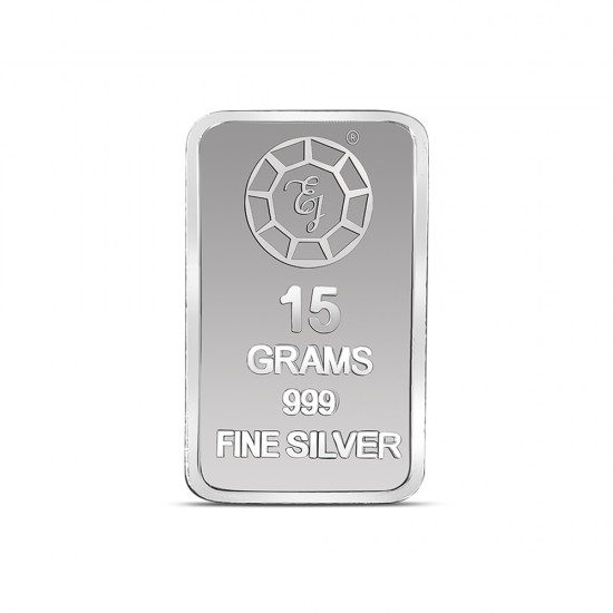 existencia jewels 15 gram Silver Bar  in 999 purity / fineness