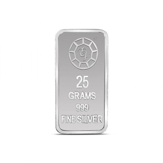 existencia jewels 25 gram Silver Bar in 999 purity / fineness