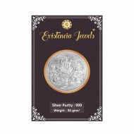 Existencia Jewels 100 gram Trimurti Silver Coin in 999 purity/fineness