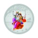 coin craft 10 gram radha krishna silver colour coin 999.9 Purity / Fineness