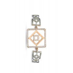 Existencia Rose Gold Square Classic Bracelet EJ-2520-23