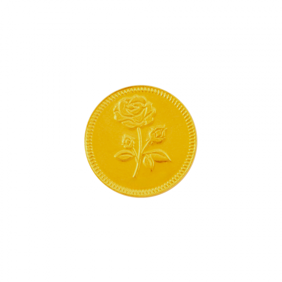 buy 0.100 mg rose gold coin in 999 purity from existenciajewels.in