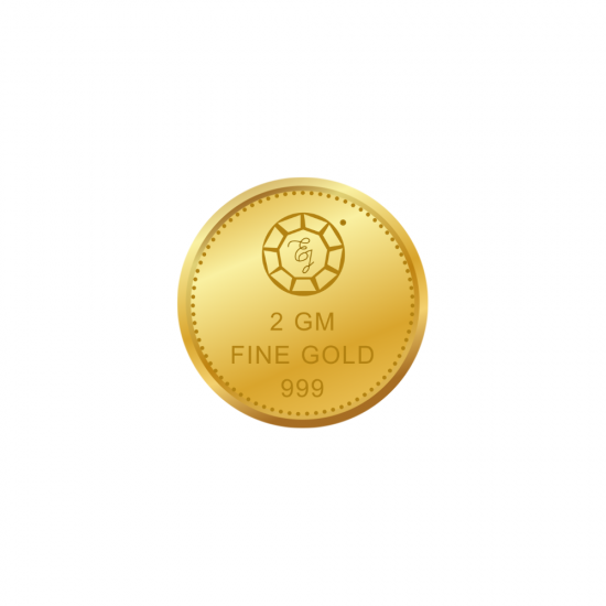 buy 2 gm rose gold coin in 999 purity from existenciajewels.in